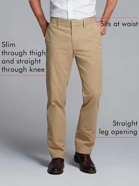 🔥Banana Republic Aiden Slim Fit Chinos 34x30 NWT